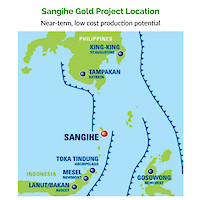 Sangihe Gold Project Location