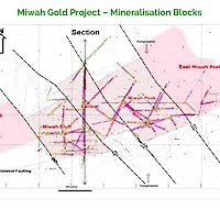 Miwah Gold Project – Mineralisation Blocks